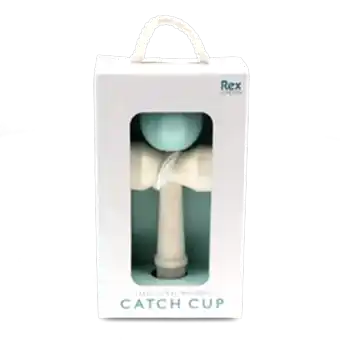 Wooden kendama catch cup and ball