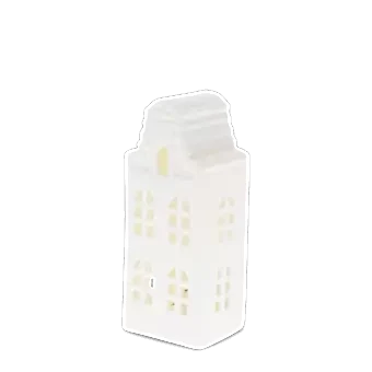 Matt ceramic LED light decoration - Medium house
