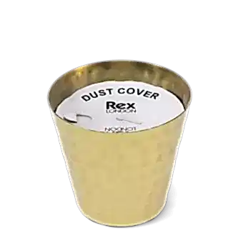 Scented candle - Gold tone hammered metal