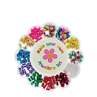 Make your own bead jewellery set - Daisy