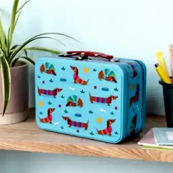 Tin case - Sausage Dog