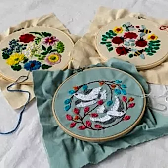 Embroidery kits