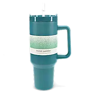 Travel tumbler with handle (1.2Ltr) - Petrol blue