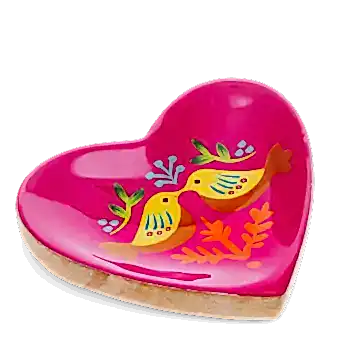Birds heart trinket dish