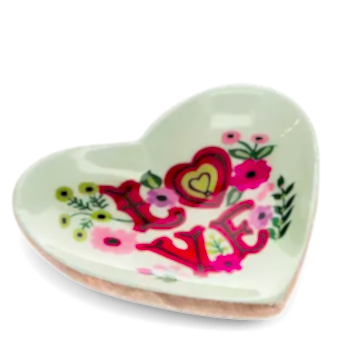 Love heart trinket dish