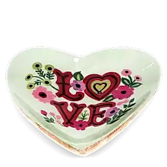 Love heart trinket dish