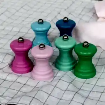 Travel salt & pepper mill set - Mixed colour