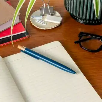 Recycled ballpoint pen - blue