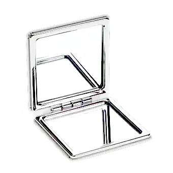 Square pocket mirror - Sausage Dog