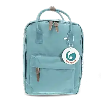 Compact backpack blue