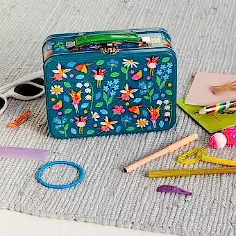 Tin case - Fairies in the Garden