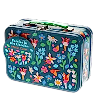 Tin case - Fairies in the Garden