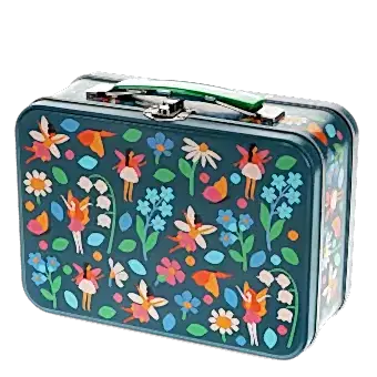 Tin case - Fairies in the Garden