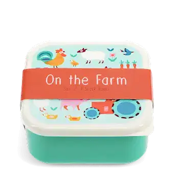 Snack boxes (set of 3) - Farmyard