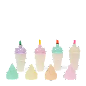 Mini highlighters (set of 4) - Ice cream