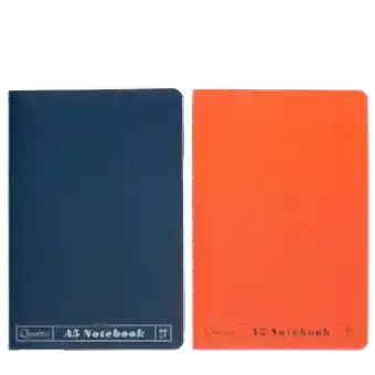 A5 notebooks (set of 2) - Orange & blue