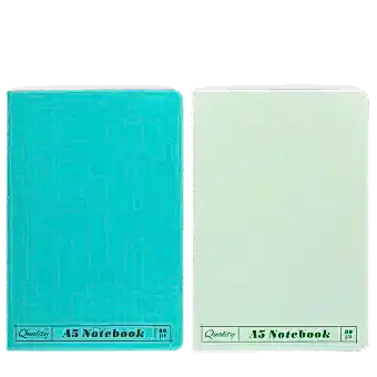 A5 notebooks (set of 2) - Green & aqua