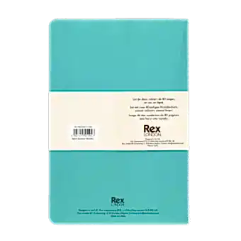 A5 notebooks (set of 2) - Green & aqua