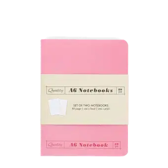 A6 notebooks (set of 2) - Pinks
