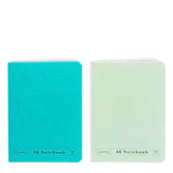 A6 notebooks (set of 2) - Green & aqua