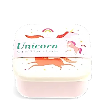 Snack boxes (set of 3) - Unicorn