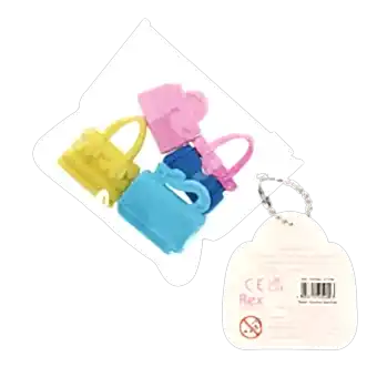 Erasers (set of 4) - Handbags