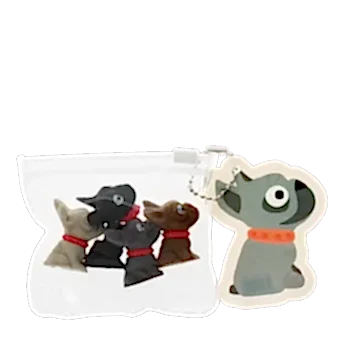 Erasers (set of 4) - Dogs