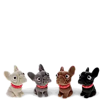 Erasers (set of 4) - Dogs