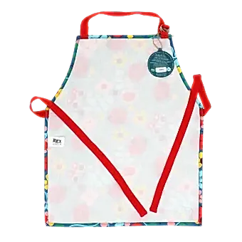 Wipeable cotton children's apron - Ladybird