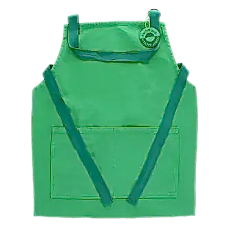 Two-tone utility apron - Green