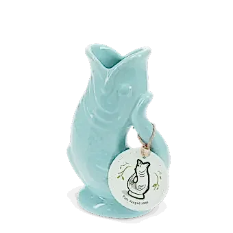Aqua fish vase
