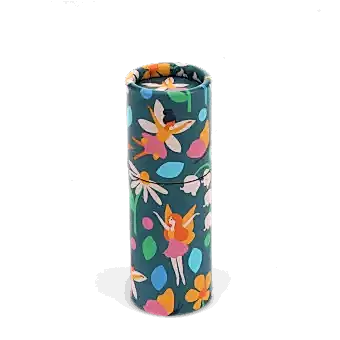 Tube of colouring pencils - Fairies in the Garden