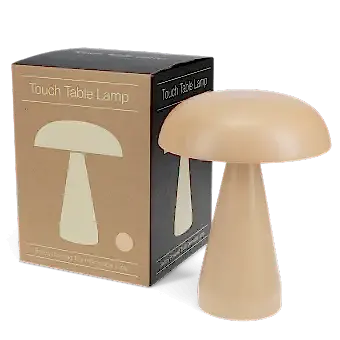 Touch dimmable mushroom table lamp - Fawn