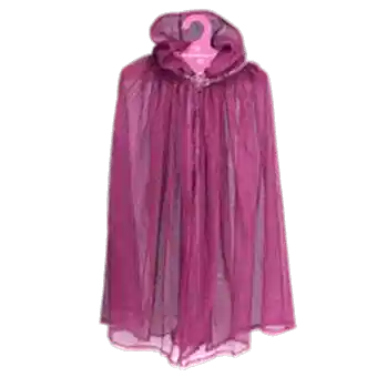 Children's glitter cape - Dark pink