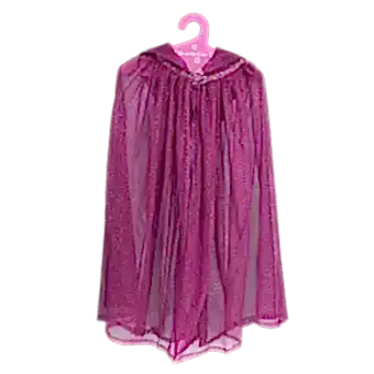 Children's glitter cape - Dark pink