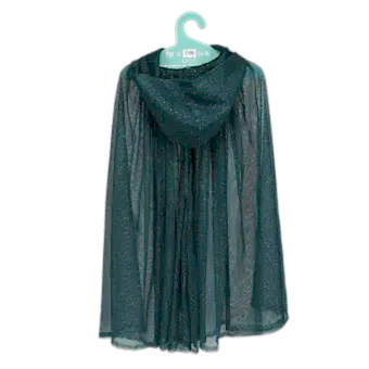 Children's glitter cape - Blue