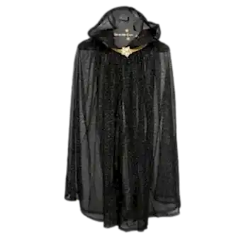 Children's glitter cape - Black