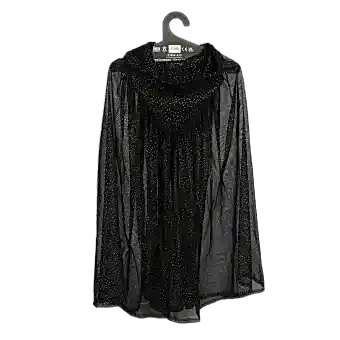 Children's glitter cape - Black