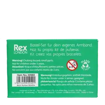 Wooden bead bracelet kit - In my garden