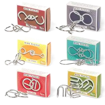 Wire puzzles - Assorted