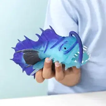 Glow in the dark squishy toy - Angler fish