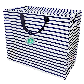 Jumbo storage bag - Nautical stripes