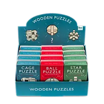 Mini wooden puzzles - Assorted