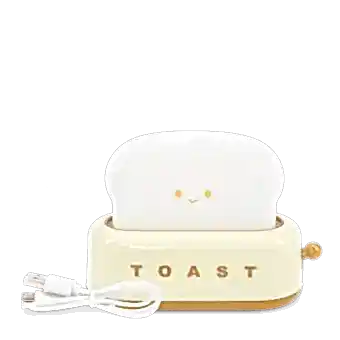 USB rechargeable dimmable night light - Kawaii Toaster