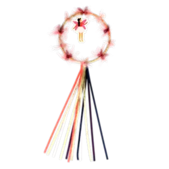 Fairy garland crown - Fairies in the Garden