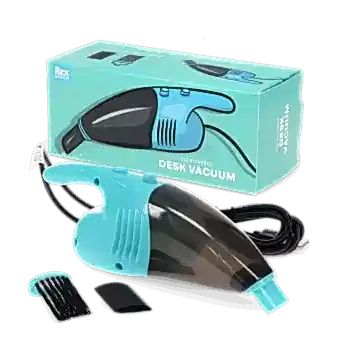 USB powered desk vacuum