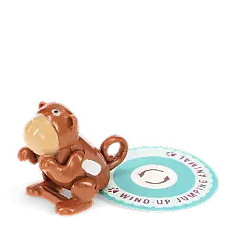 Wind-up jumping animal toy - Monkey