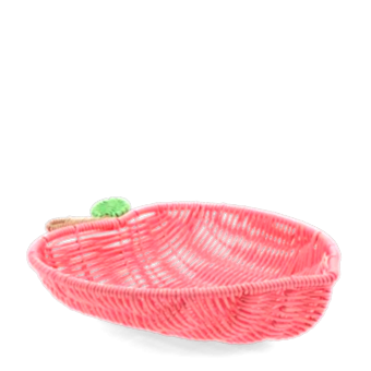 Summer fruit woven basket - Strawberry