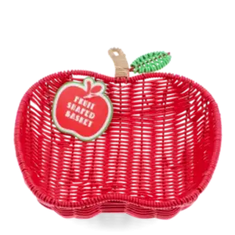 Summer fruit woven basket - Apple