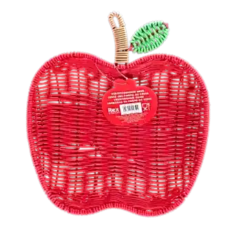 Summer fruit woven basket - Apple